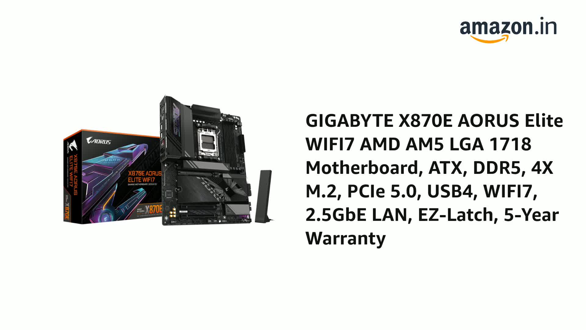 Gigabyte X870E AORUS Elite Motherboard